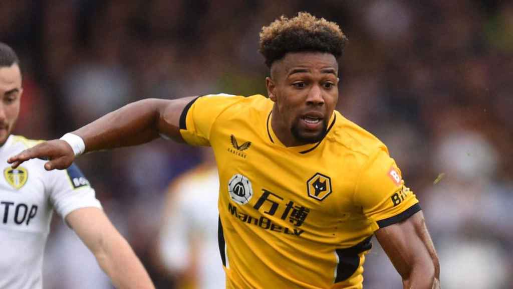 Adama Traoré, en un partido con el Wolverhampton / REDES