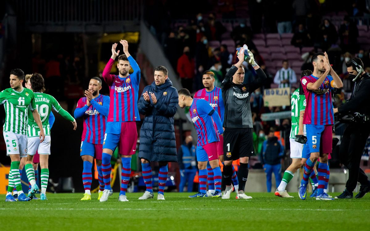 Foto del Barça-Betis disputado esta temporada 2021-22 en el Camp Nou / EFE