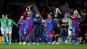 Foto del Barça-Betis disputado esta temporada 2021-22 en el Camp Nou / EFE