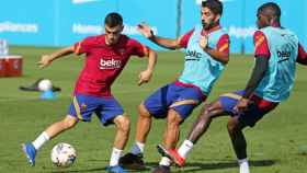 Luis Suárez durante un entrenamiento /FCB