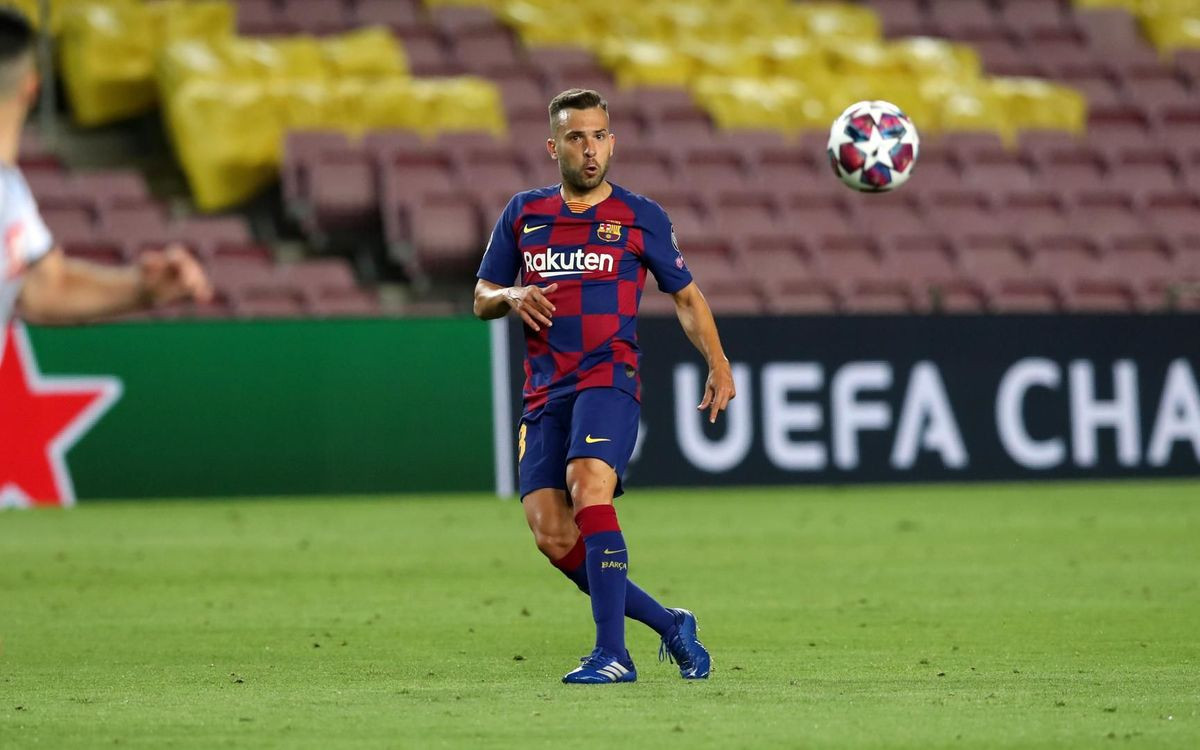 Jordi Alba durante un partido /FCB