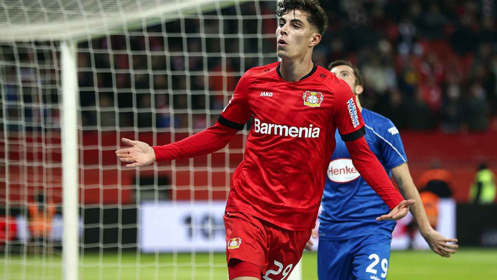 Havertz, celebrando un gol con el Bayern Leverkusen | EFE