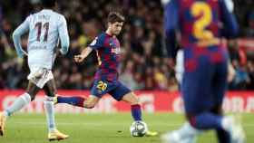 Sergi Roberto, jugando contra el Celta de Vigo / FC Barcelona