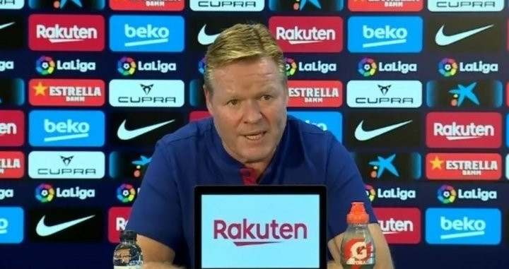 Koeman en la previa al clásico / FC BARCELONA