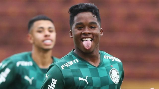 Endrick, en un partido con el Palmeiras / REDES