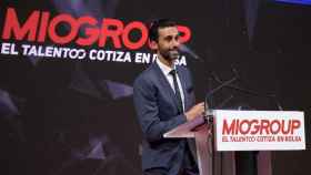 Arbeloa en un acto de MioGroup / BME