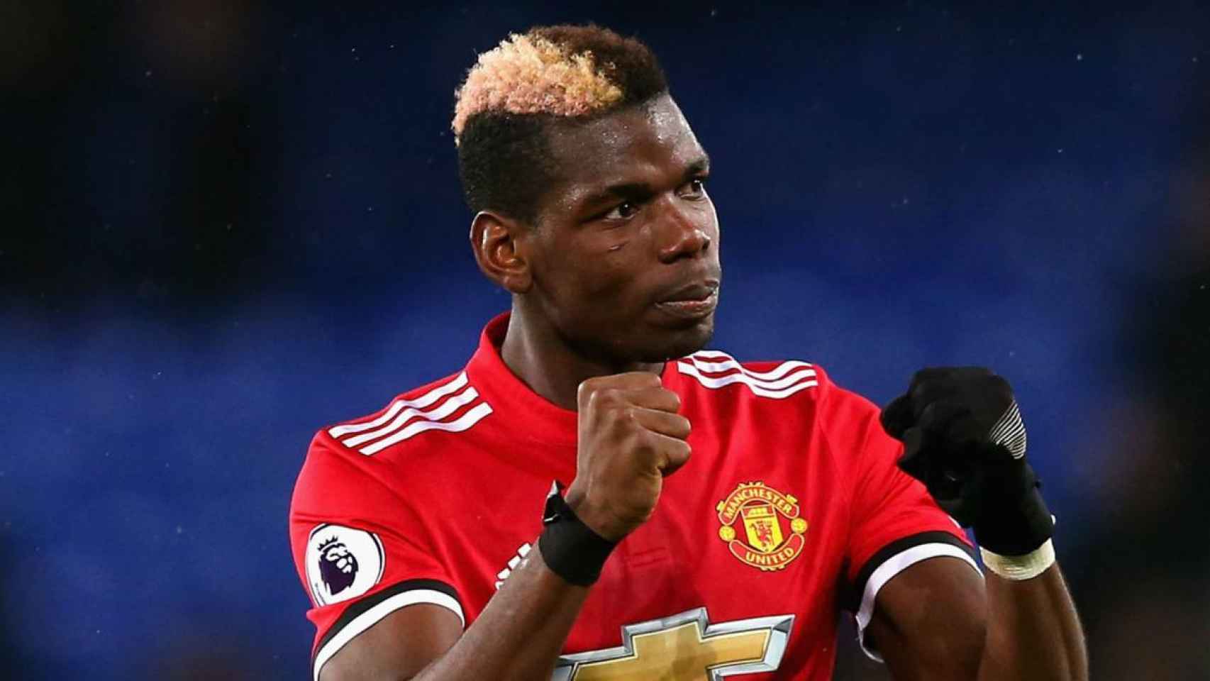 Paul Pogba celebrando un gol con el Manchester United/ EFE