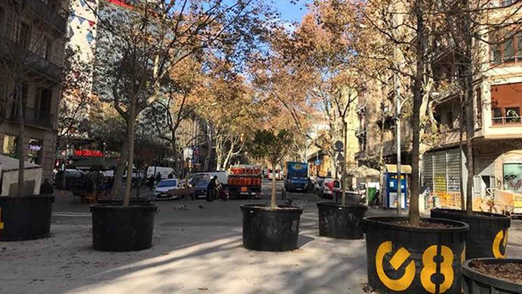 Una imagen de una de las entradas a la Ronda de Sant Antoni / CG