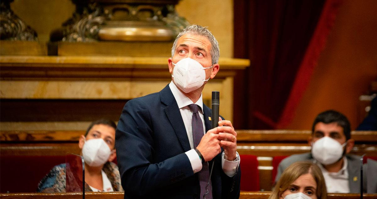 Josep Gonzàlez-Cambray, consejero catalán de Educación, en el Parlament / EP