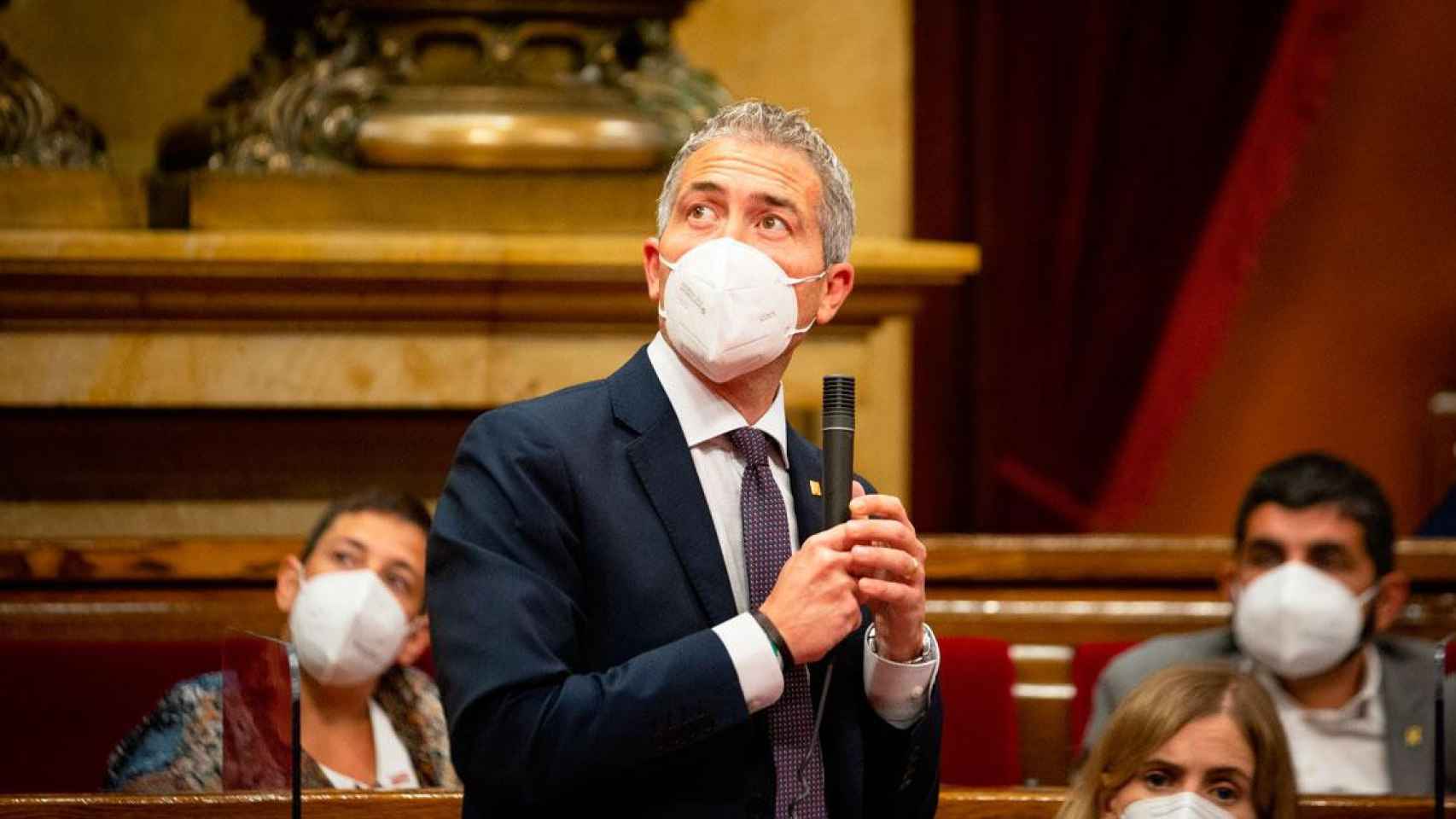 Josep Gonzàlez-Cambray, consejero catalán de Educación, en el Parlament / EP