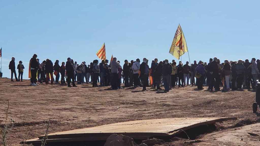 La concentración frente a Lledoners que pedía la libertad para los presos del 'procés' / EP