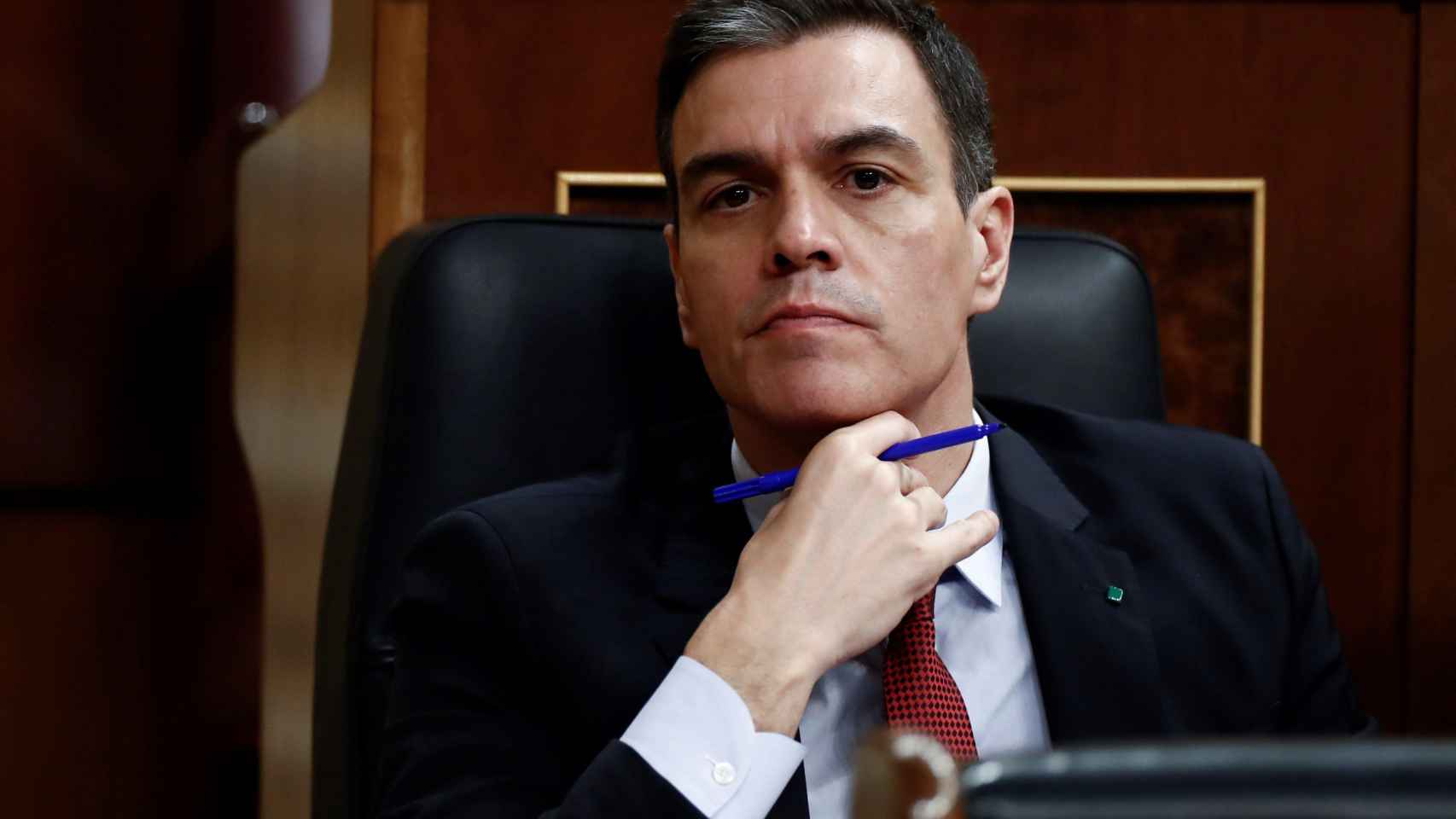 El presidente del Gobierno, Pedro Sánchez, en el Congreso / EFE