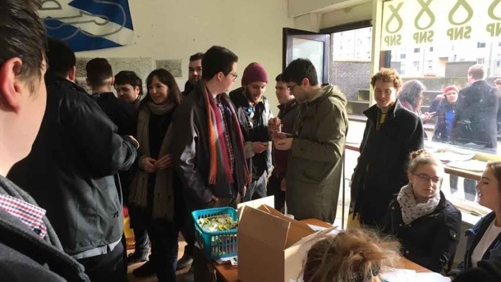 Un grupo de jóvenes participa en las jornadas de entrenamiento por la independencia en Glasgow / CG