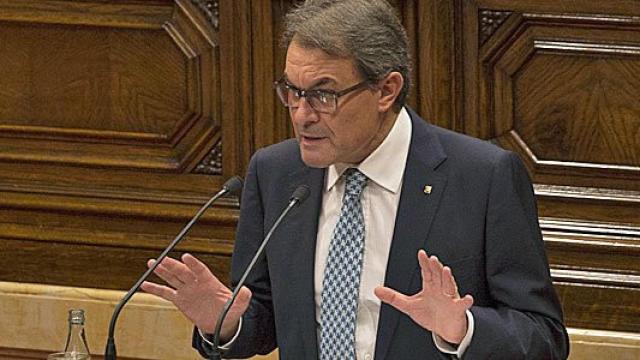 El presidente de la Generalidad, Artur Mas