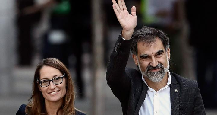 Jordi Cuixart, presidente de Òmnium Cultural y acusado de sedición durante el 'procés' / EFE