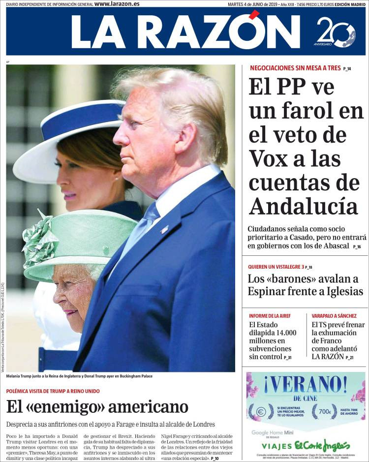 la razon 4 junio