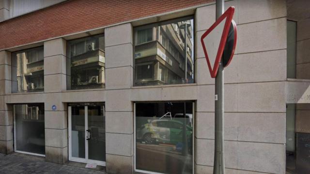 Pasaje Lucà, en el distrito barcelonés de Sarrià-Sant Gervasi, donde ha fallecido el obrero / GOOGLE MAPS