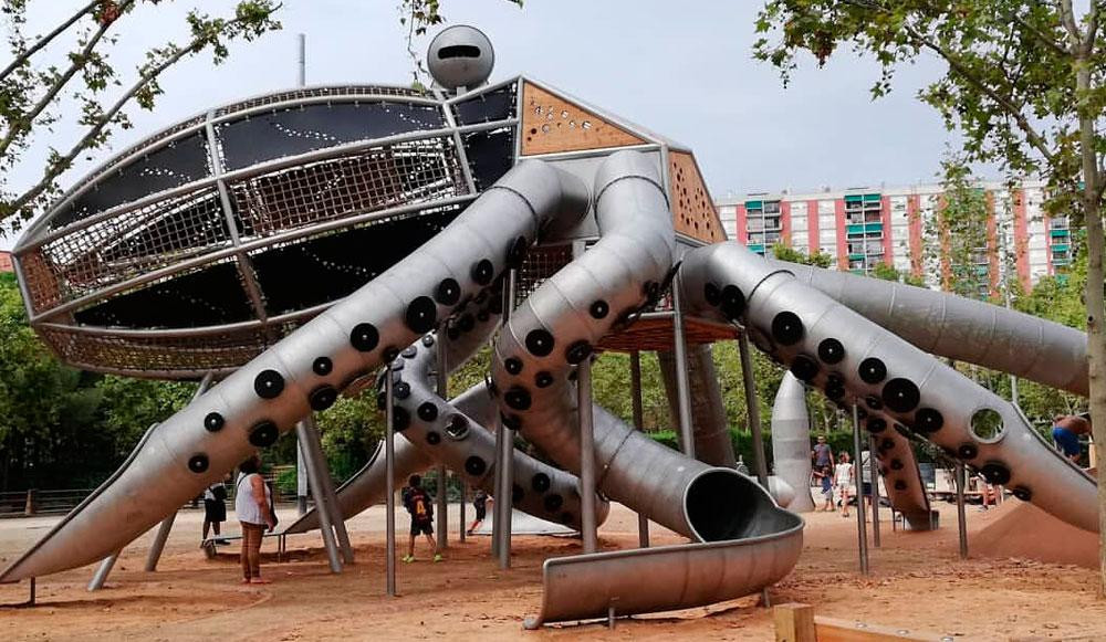 El Parque de la Pegaso de Sant Andreu en Barcelona / CG