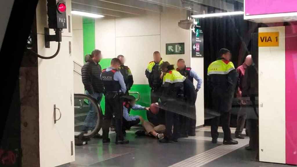 Freddy, vecino de Barcelona, tras apuñalar a un vigilante del Metro de Barcelona / CG