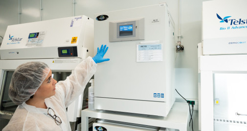 La investigadora científica de Aptadel Therapeutics, Cristina Figueras Puig / Luis Miguel Añón (CG)