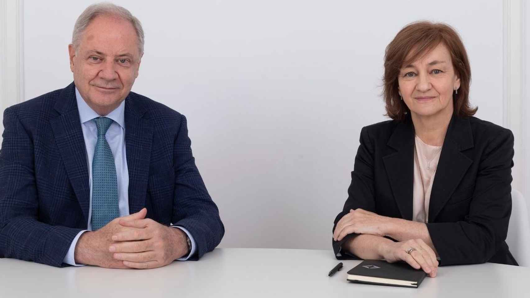 Santiago de Torres e Isabel Lozano, presidente y consejera delegada de Atrys Health / EP