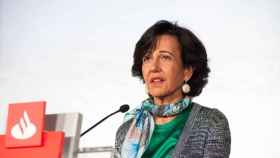 Ana Botín, presidenta del Banco Santander, durante la junta general de accionistas de marzo de 2021 / EP