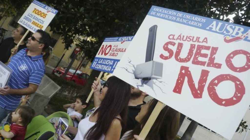 Manifestacion en contra de las cláusulas suelo / CG