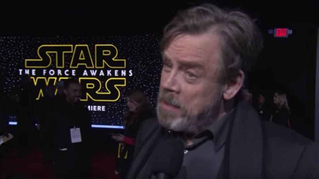 El actor Mark Hamill, Luke Skywalker en Star Wars