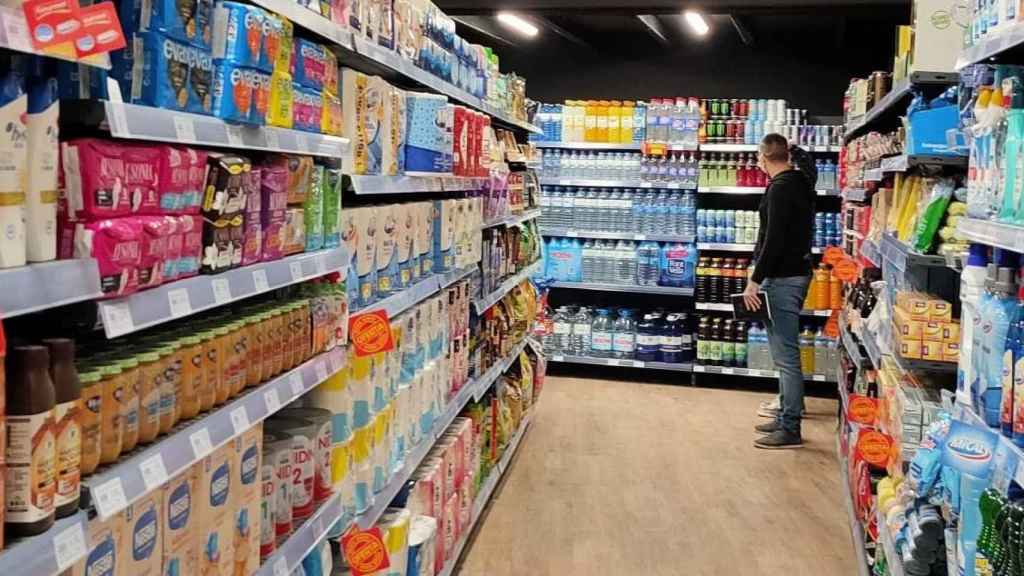 Interior de un supermercado, en una imagen de archivo