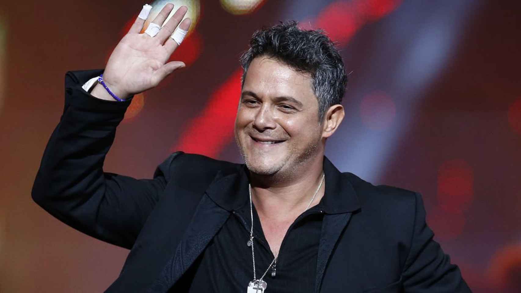 Alejandro Sanz durante un concierto.