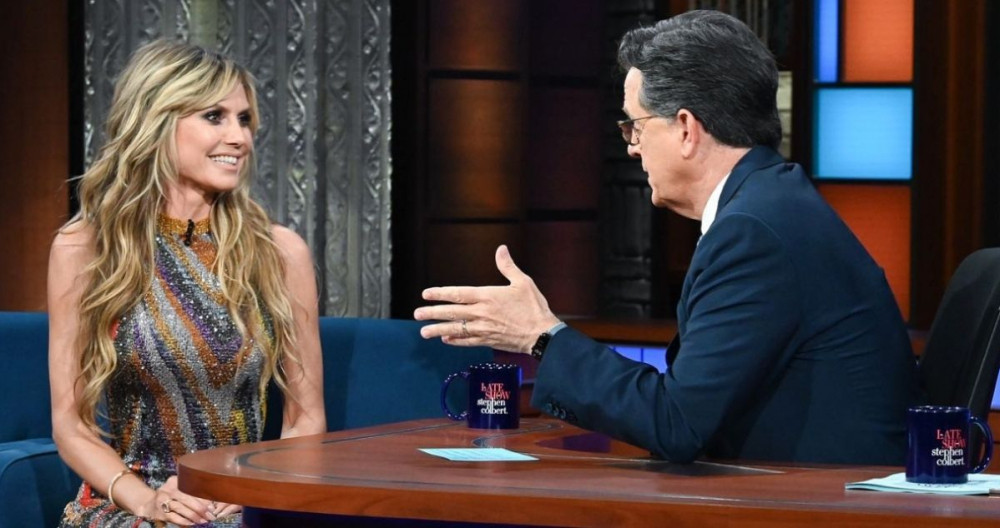 Heidi Klum en 'The late show' / INSTAGRAM