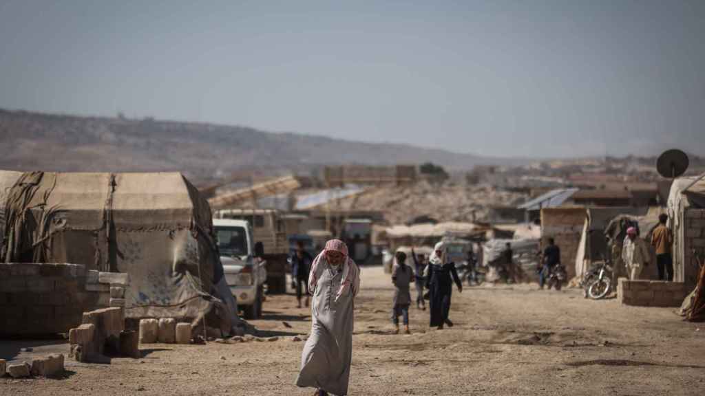 Campo de refugiados sirios EP