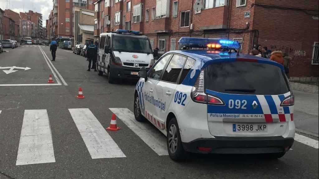 Una foto de la Policía Local en el lugar del atropello