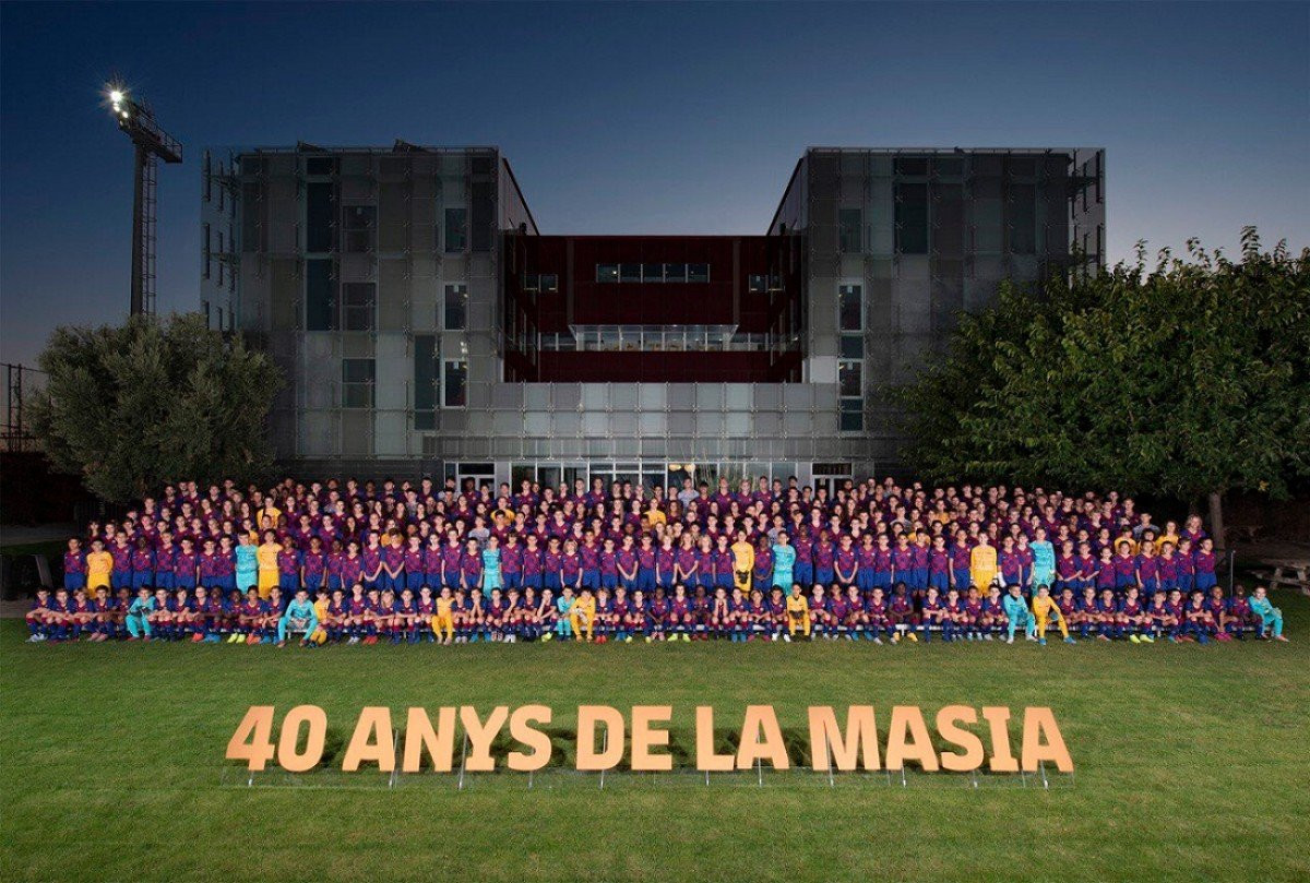 La cantera del Barça, en la celebración de los 40 años de La Masía | FCB