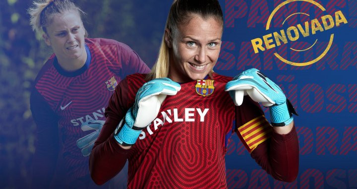 Sandra Paños renueva con el Barça Femenino hasta junio de 2024 / FCB