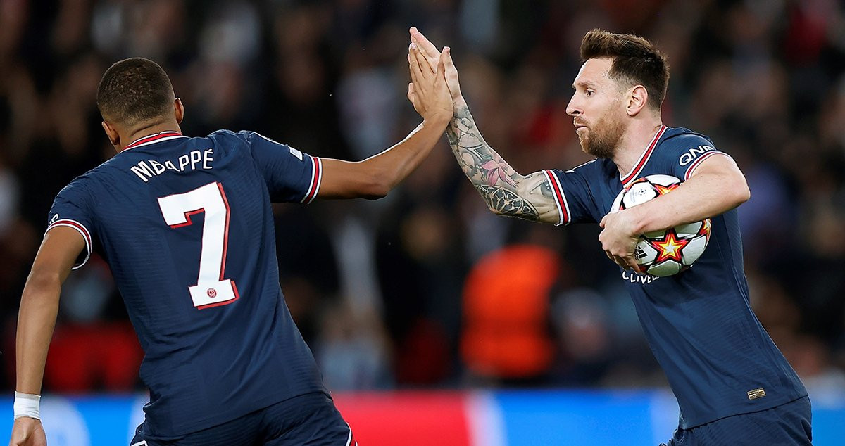 Mbappé y Messi, protagonistas en la remontada del PSG ante el RB Leipzig EFE