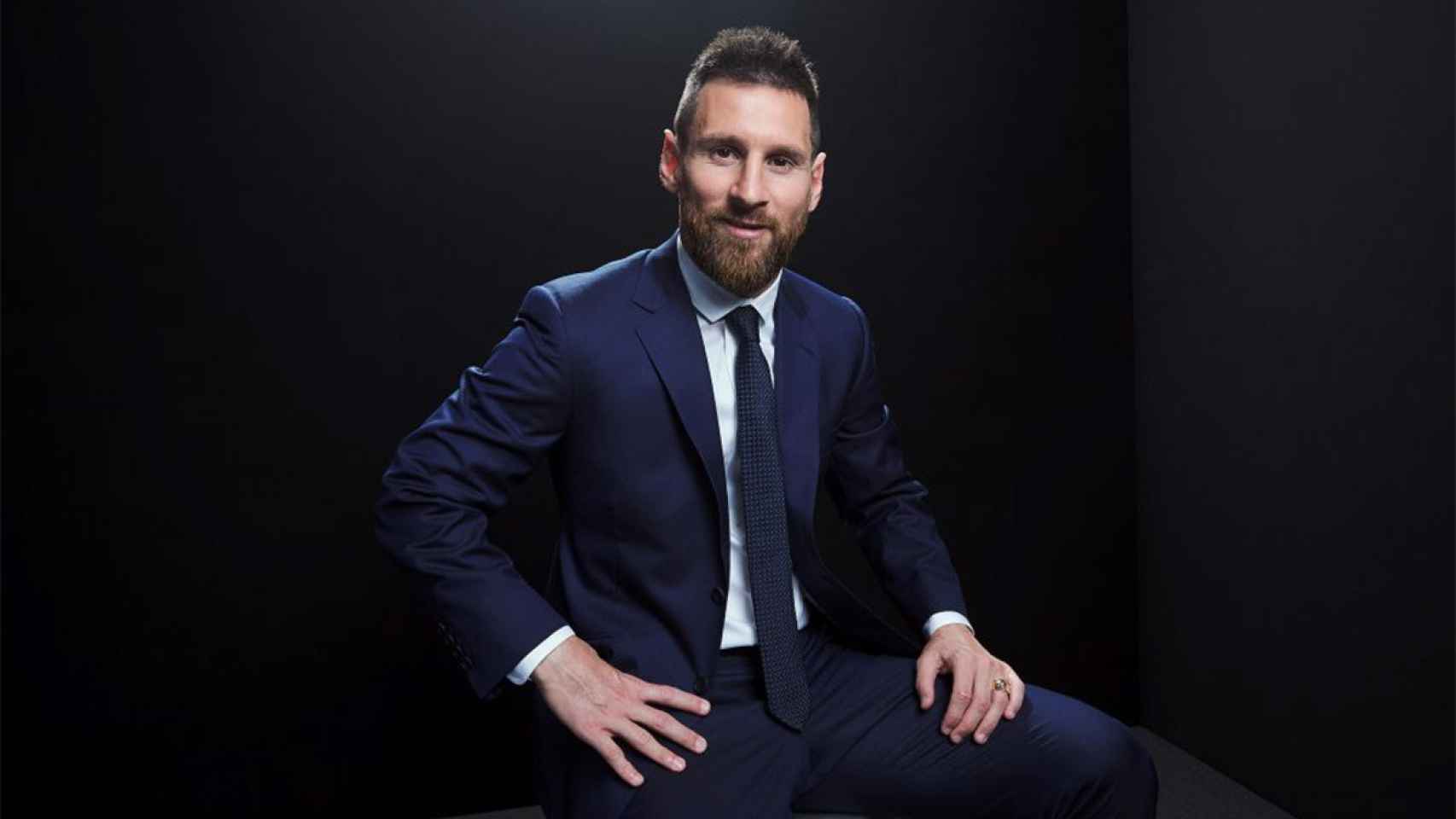 Leo Messi, posando durante una entrevista en una imagen de archivo / REDES