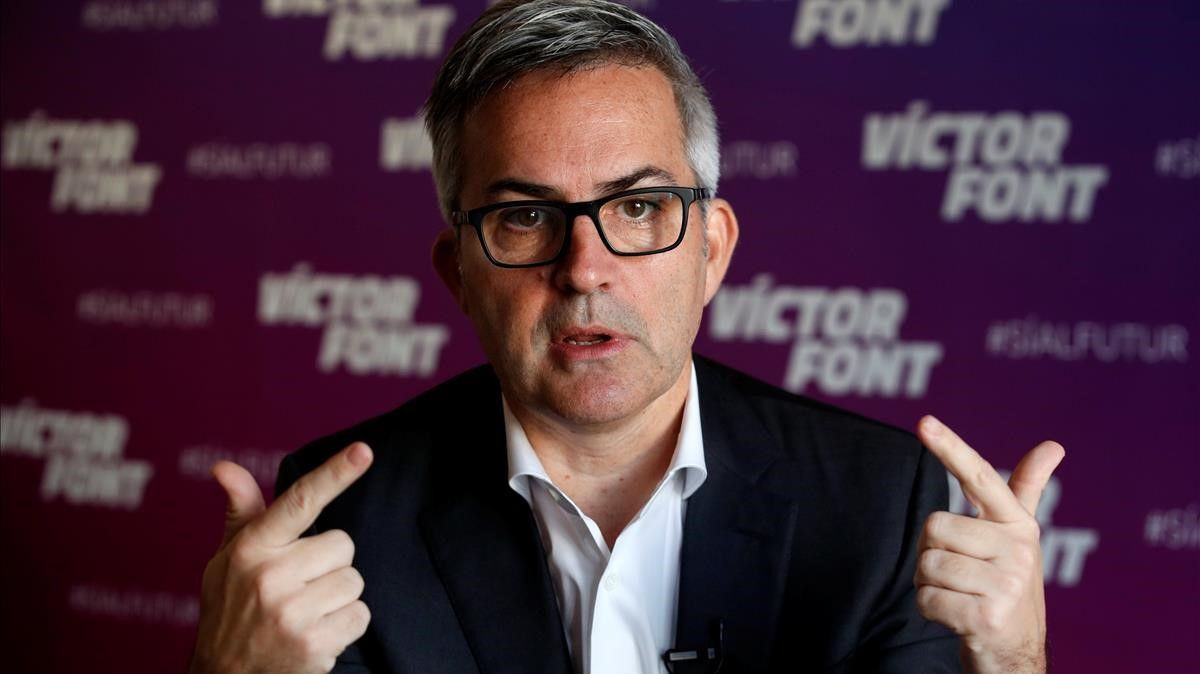Víctor Font, en un acto de su campaña | EFE