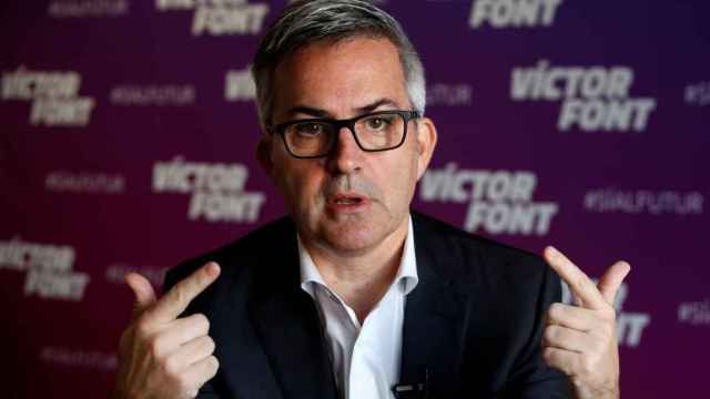 Víctor Font, en un acto de su campaña | EFE