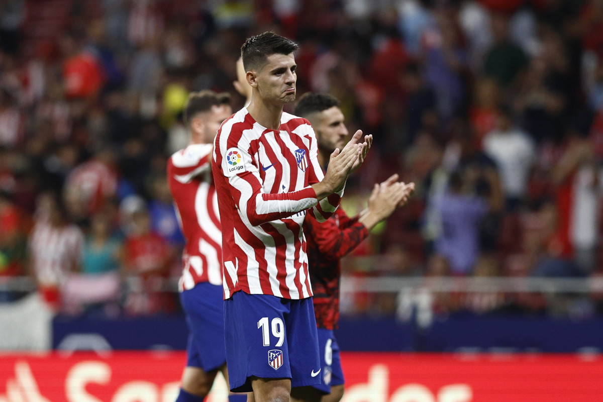 Álvaro Morata, tras una victoria del Atlético de Madrid / EFE