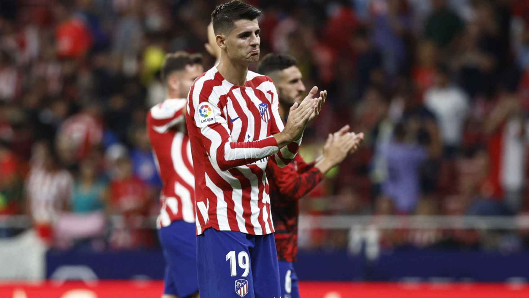 Álvaro Morata, tras una victoria del Atlético de Madrid / EFE