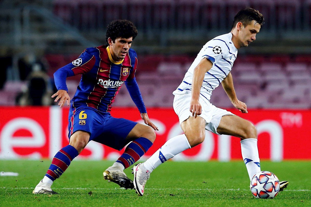 Aleñá contra el Dínamo de Kiev / FCB