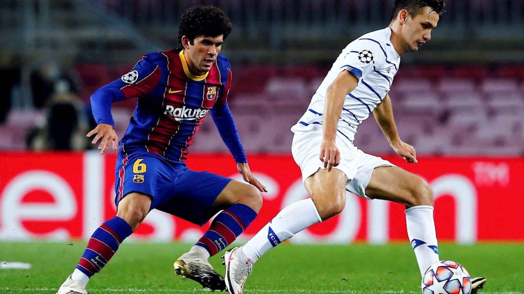 Aleñá contra el Dínamo de Kiev / FCB