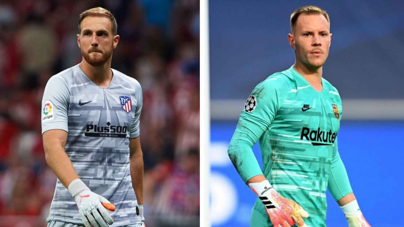 Oblak y Ter Stegen en un fotomontaje / Culemanía