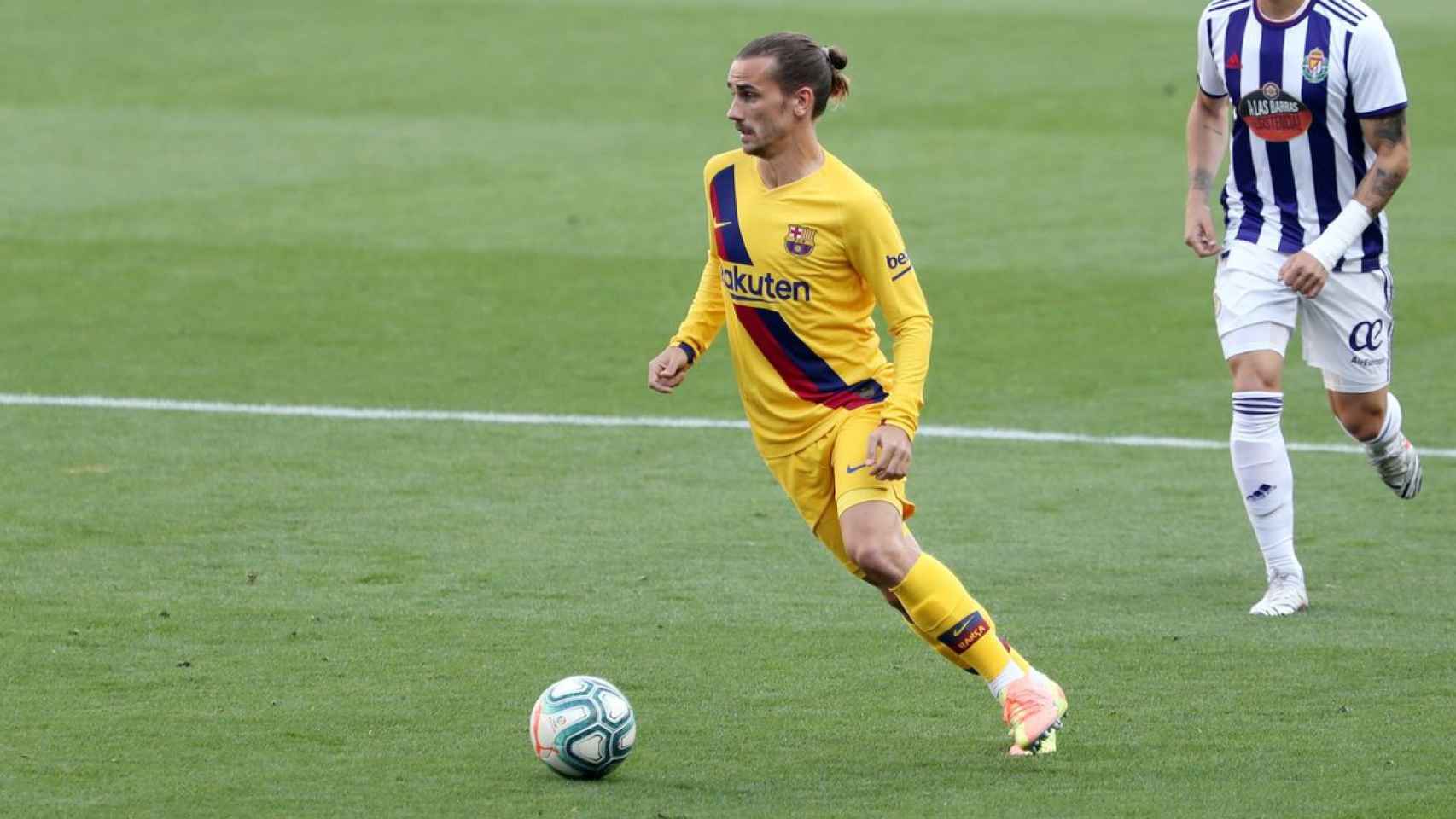 Antoine Griezmann durante el encuentro ante el Valladolid /FCB