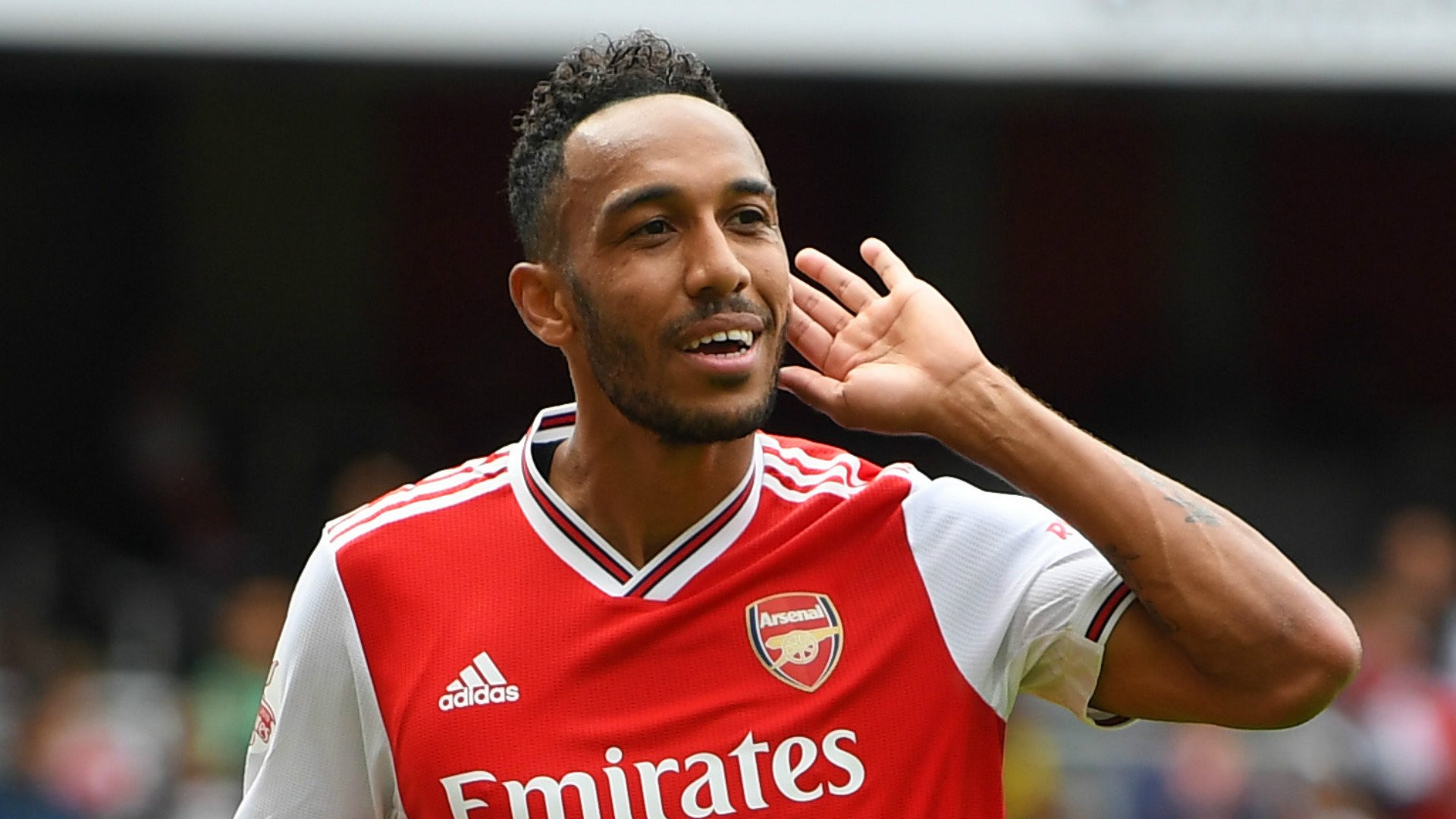 Aubameyang celebrando un gol con el Arsenal / EFE