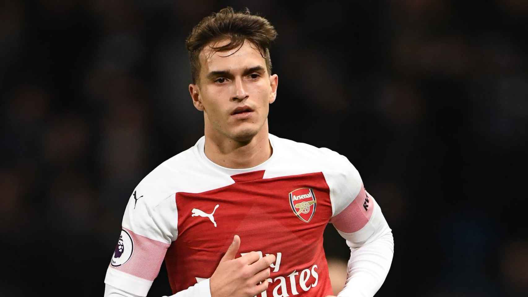 Denis Suárez jugando un partido con el Arsenal / EFE