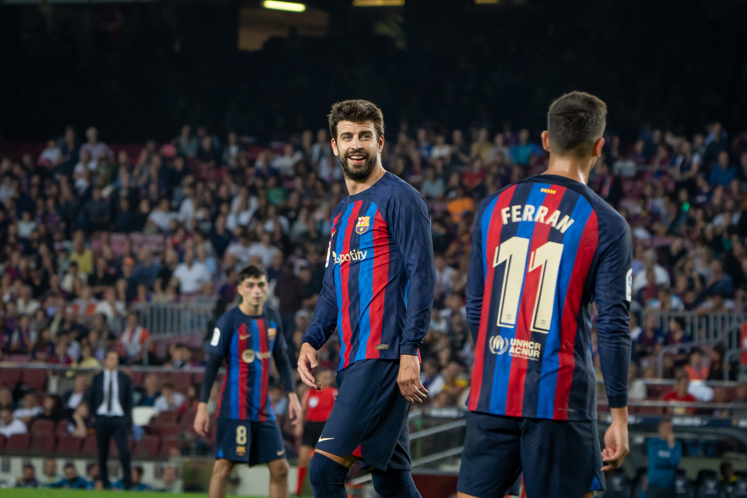 Pique -Barça vs Celta / LUIS MIGUEL AÑÓN (CG)