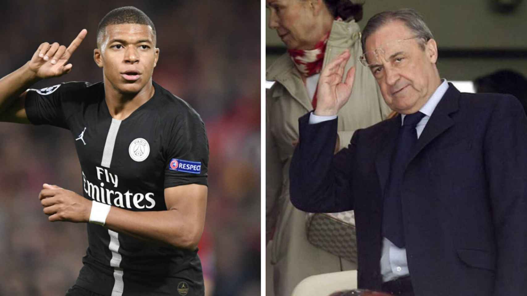 Mbappé y Florentino en un fotomontaje / Culemanía