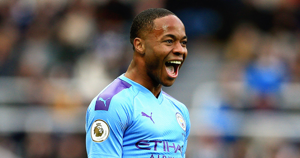 Raheem Sterling durante un partido con el Manchester City /REDES